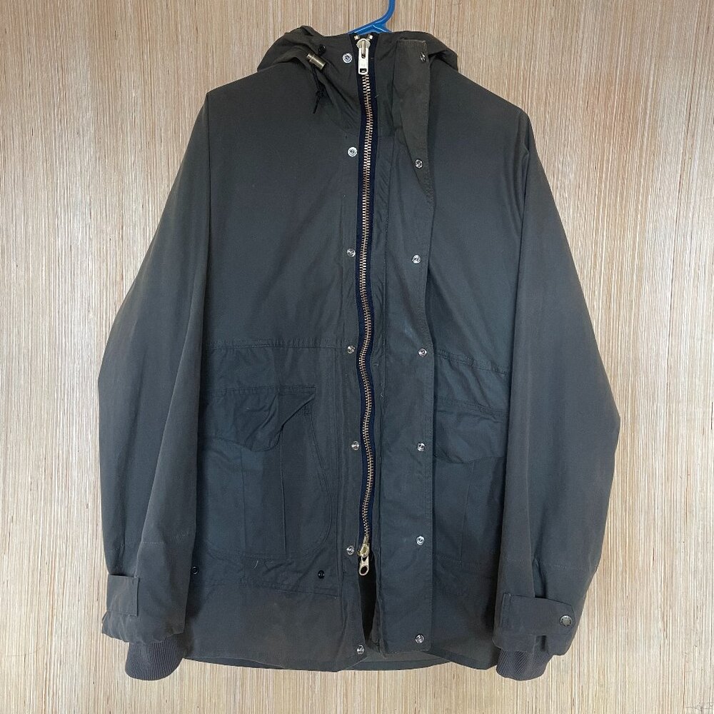 Filson Hooded Waxed Tin Cloth Jacket - Brand New